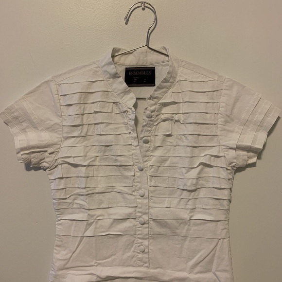 White Ruffle Dress - Picture 2 of 4